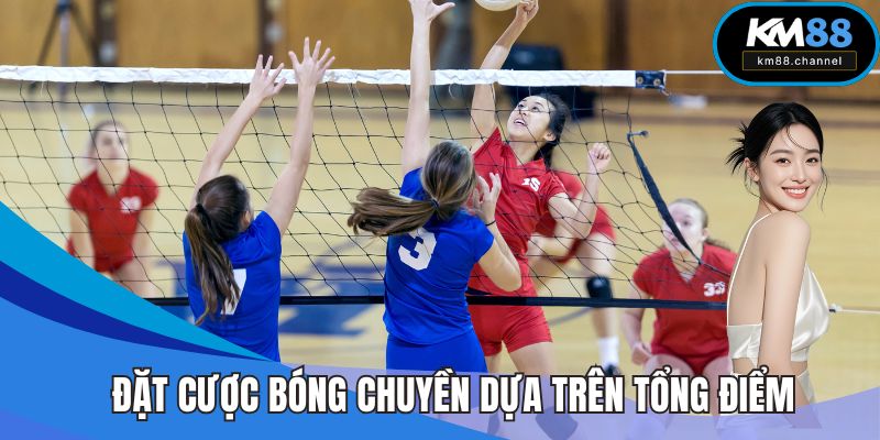 Đặt cược bóng chuyền dựa trên tổng điểm của trận đấu